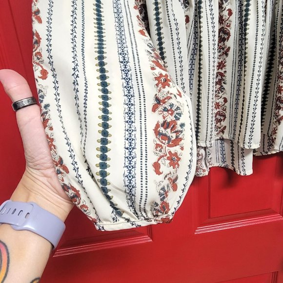 Altar'd State Boho Floral Flowing Blouse - Picture 5 of 16